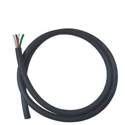 Phelps Dodge 4 core 2.0mm electrical wire with black outer insulation and colored inner wires