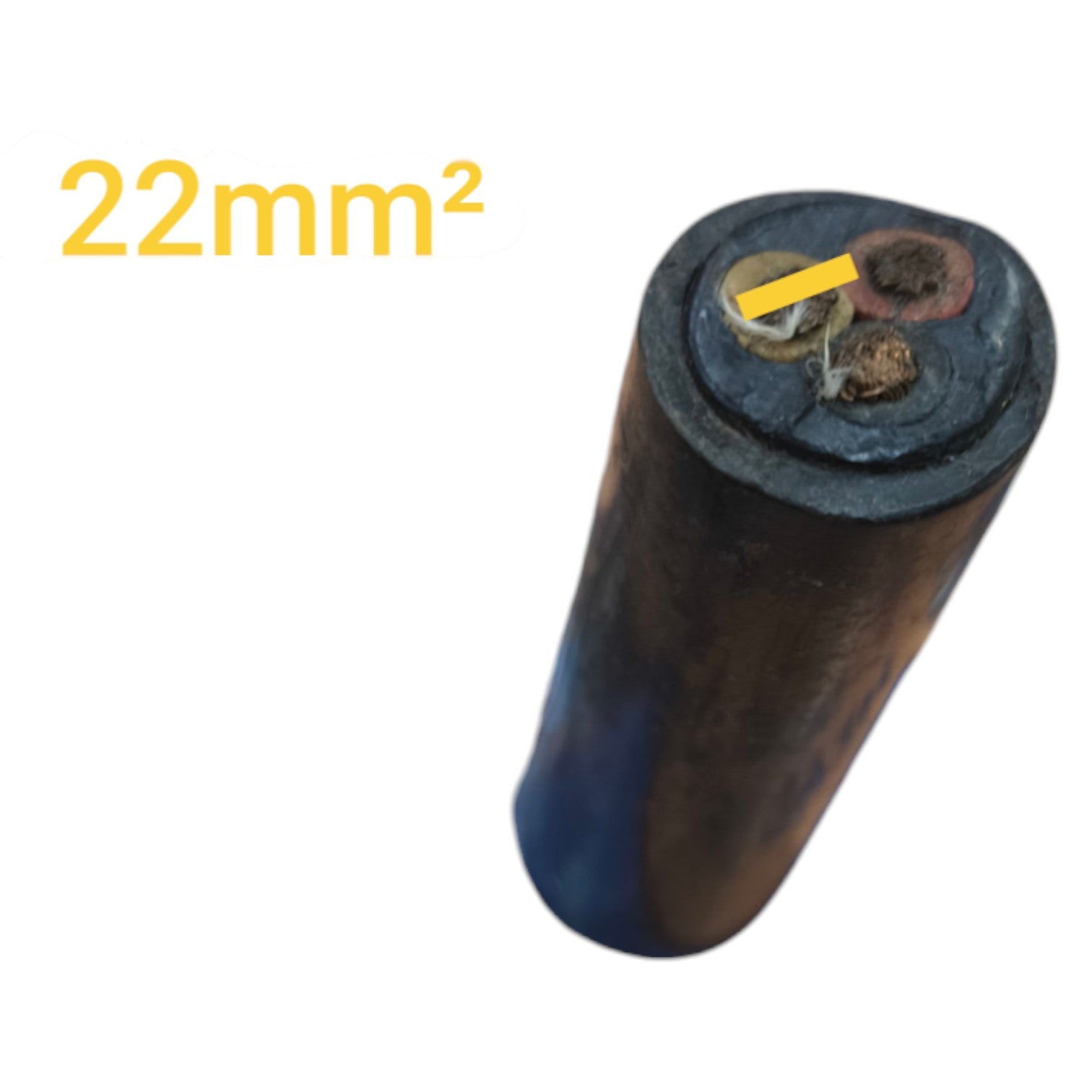 Phelps Dodge Royal Cord AWG 4/3 (22mm/ 3 Cores) Precut 1 Meters, Power Cable Perma Cord Electx Electrical Supply