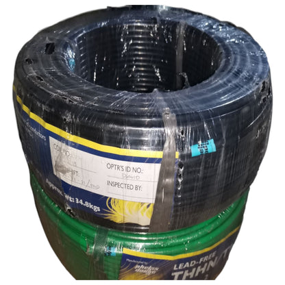 Phelps Dodge THHN Wire 22mm 4 AWG Stranded, Pre Cut (150 Meters) (1 Roll) Red Electx Electrical SUpply