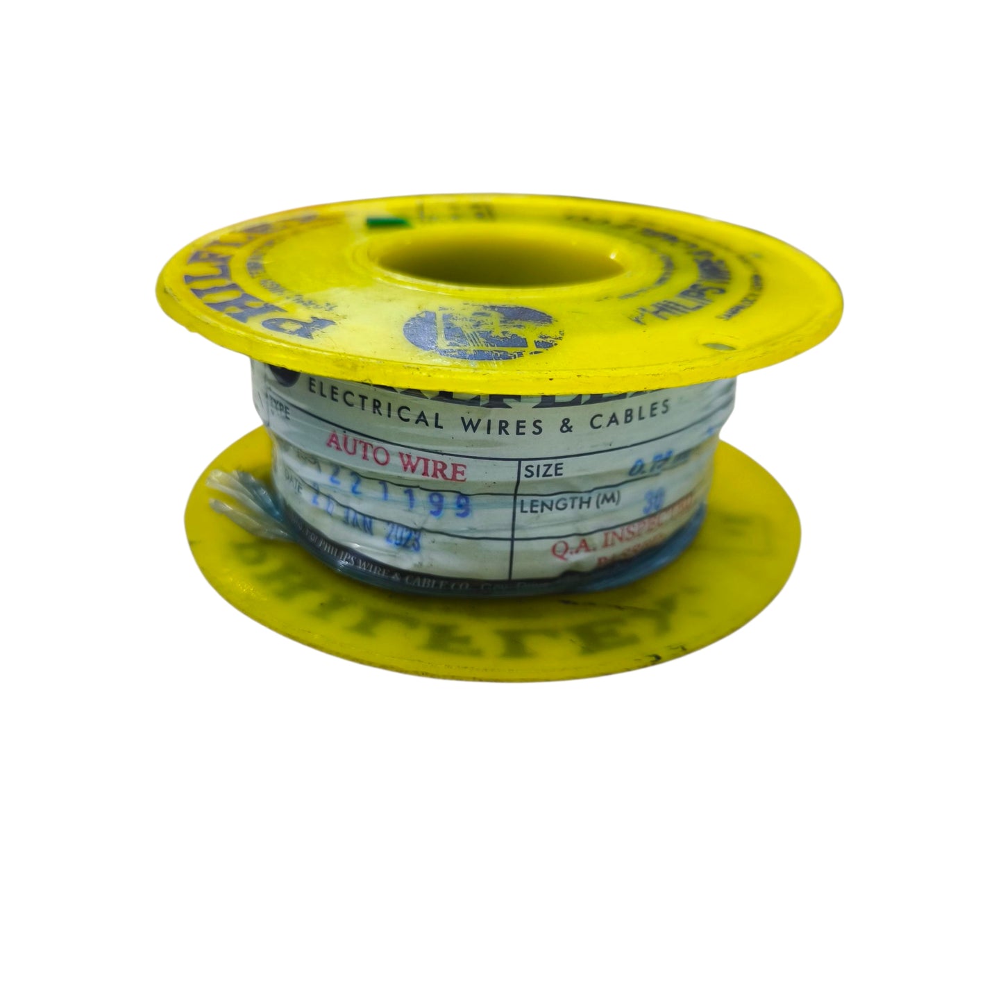 Philflex Autowire AWG 18 0.75mm Green Automotive Wire Auto Wire 30 Meters 1 Roll