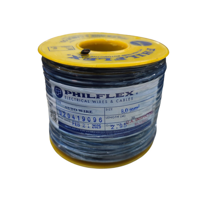 Philflex Autowire AWG 8 ( 8.0 mm), Automotive Wire Auto Wire Black 30 Meters Per Roll
