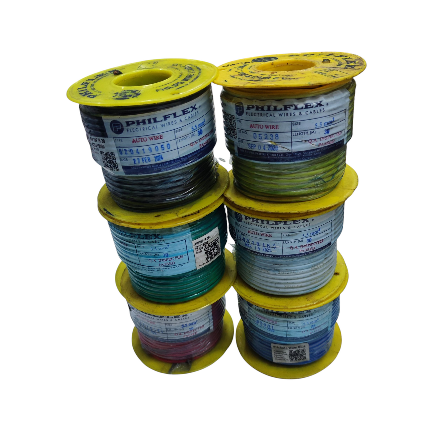 Philflex Autowire AWG #10 Automotive Wire Auto Wire Black 30 Meters Per Roll