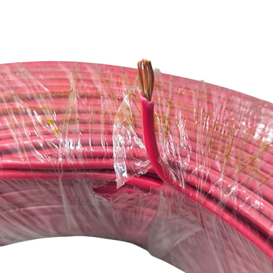 Philflex TF wire 16/7 1.25mm AWG 16, Hook Up TF wire 1.25mm Red PXTF16/7R 150 Meters Per Roll