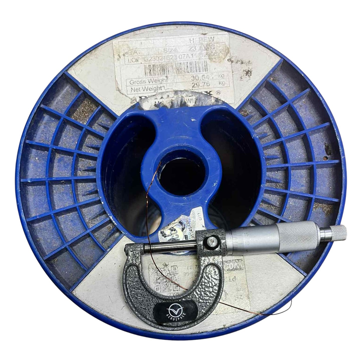 Philflex 1 KG Magnet Wire AWG 23 Enameled Copper Wire 0.55mm Heavy Formix Approx 416.67 Meters Per Roll