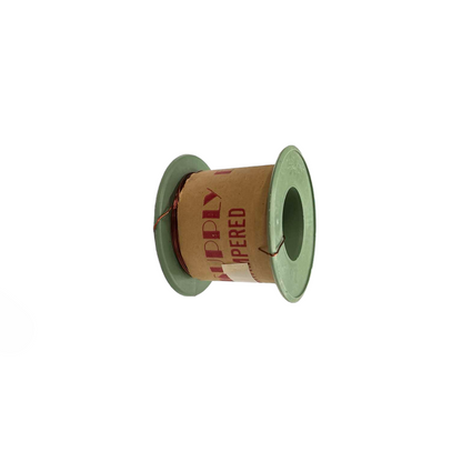 Spool of copper wire on a white background Philflex 200 Grams Magnet Wire AWG 36 Enameled Copper Wire 0.12mm Single Formix 1626.02 Meters Per Roll Electx Electrical Supply