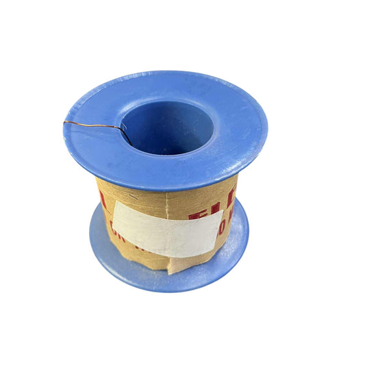 Philflex heavy Formix magnet wire AWG 23 400G on a blue spool for electrical projects