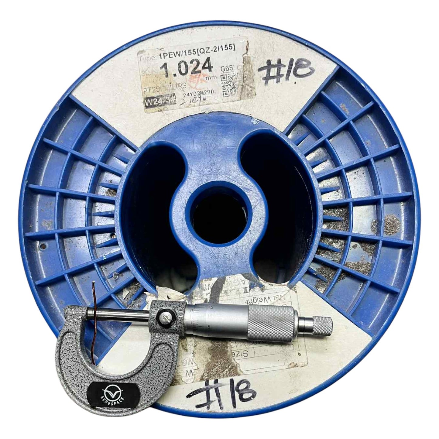 Philflex 500 Grams Magnet Wire AWG 18 Enameled Copper Wire 1.0mm Heavy Formix Approx 66.49 Meters Per Roll