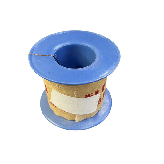Spool of thread on a white background Philflex 500 Grams Magnet Wire AWG 26 Enameled Copper Wire 0.40mm Heavy Formix Approx 413.22 Meters Per Roll Electx Electrical Supply