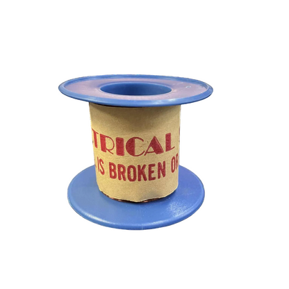 Spool of ribbon with text 'FATAL ERROR IS BROKEN ON' on a white background Philflex 50 Grams Magnet Wire AWG 16 Enameled Copper Wire 1.2mm Heavy Formix Approx 4.21 Meters Per Roll Electx Electrical Supply