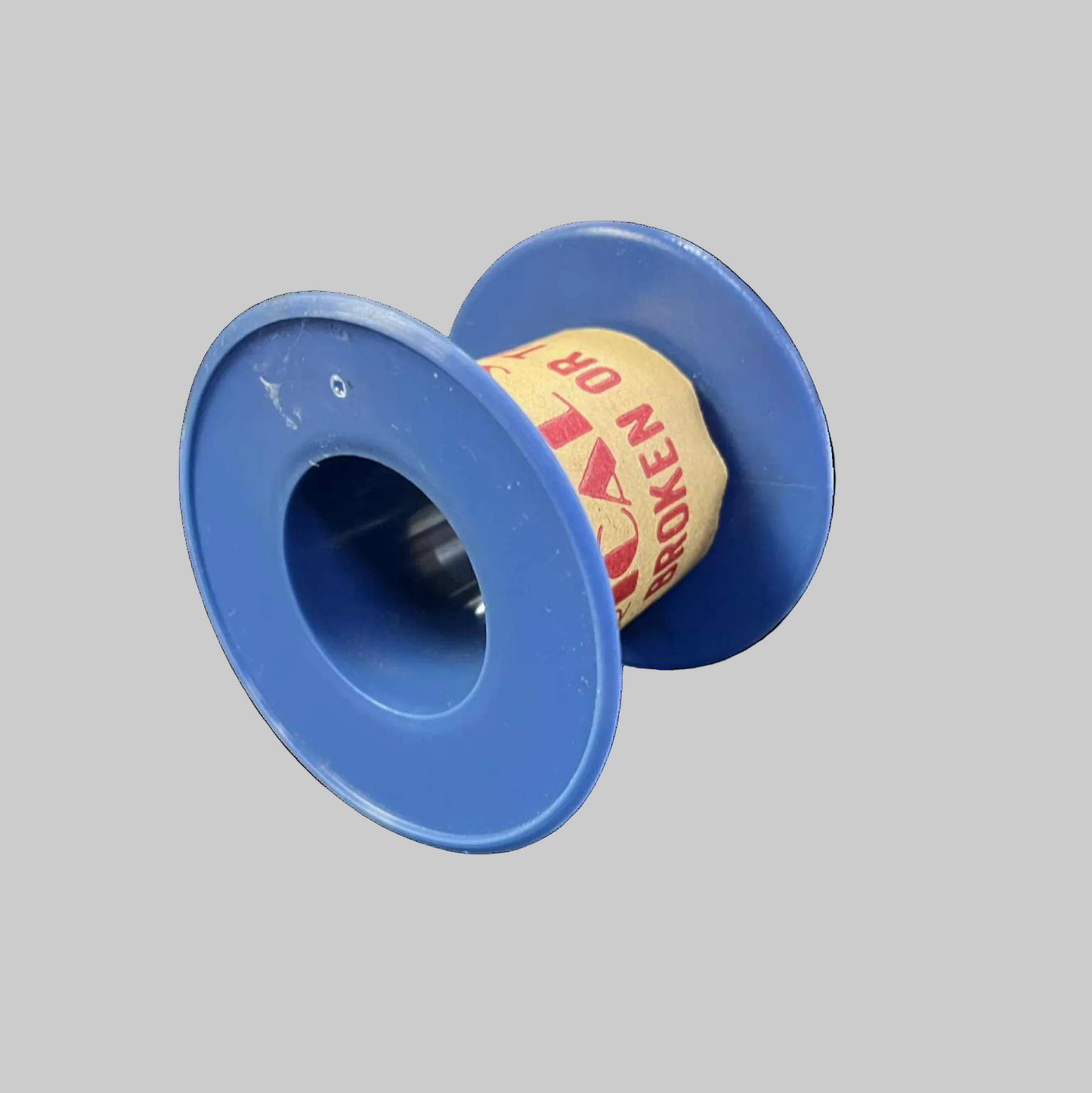 Blue spool with a roll of paper on a white background Philflex 50 Grams Magnet Wire AWG 16 Enameled Copper Wire 1.2mm Heavy Formix Approx 4.21 Meters Per Roll Electx Electrical Supply