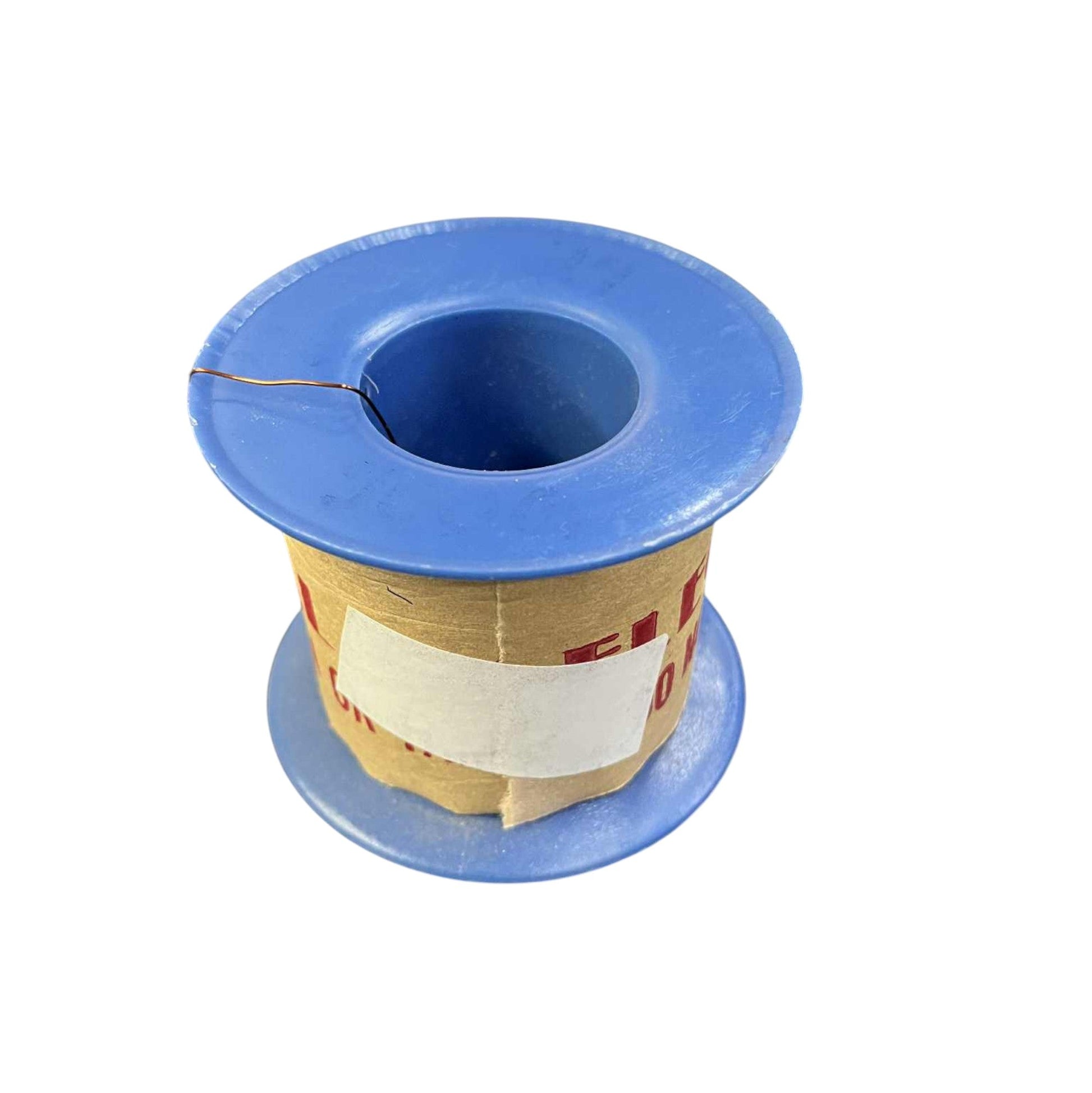 Spool of thread on a white background