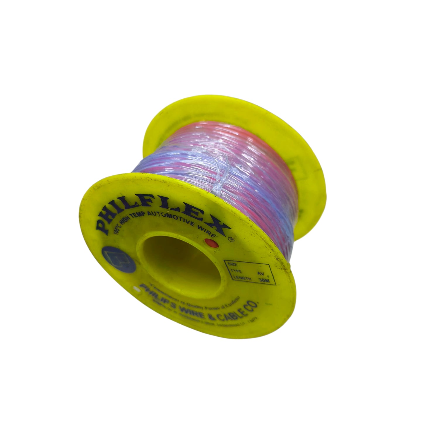 Philflex Autowire AWG 12 (3.5 mm) Automotive Wire Auto Wire Red 30 Meters 1 Roll Electx Electrical Supply