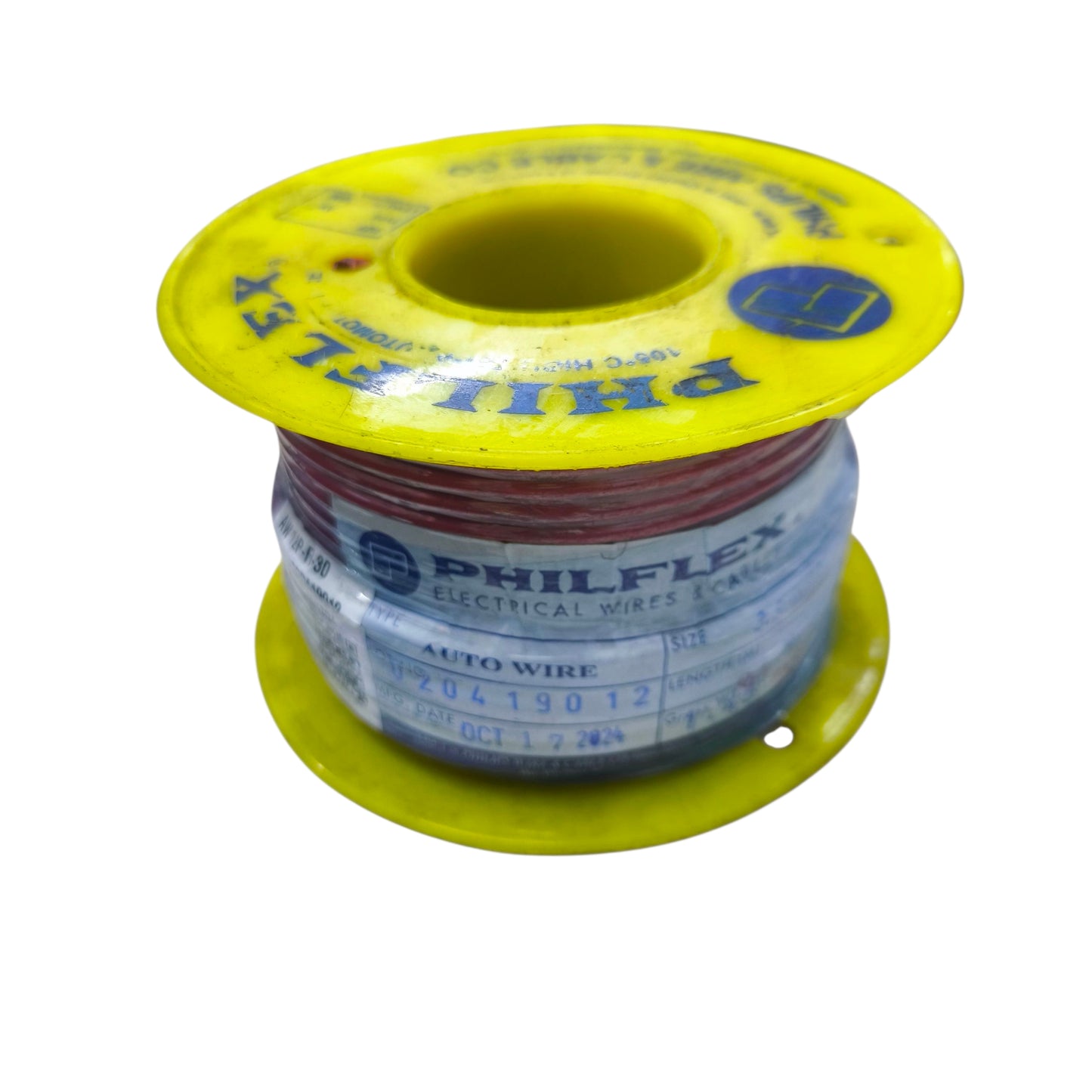 Philflex Autowire AWG 12 (3.5 mm) Automotive Wire Auto Wire Red 30 Meters 1 Roll Electx Electrical Supply