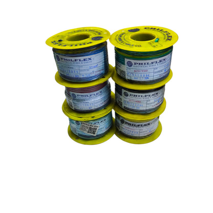 Philflex Autowire AWG #12 ( 3.5 mm) Automotive Wire Auto Wire Yellow 30 Meters per Roll Electx Electrical Supply