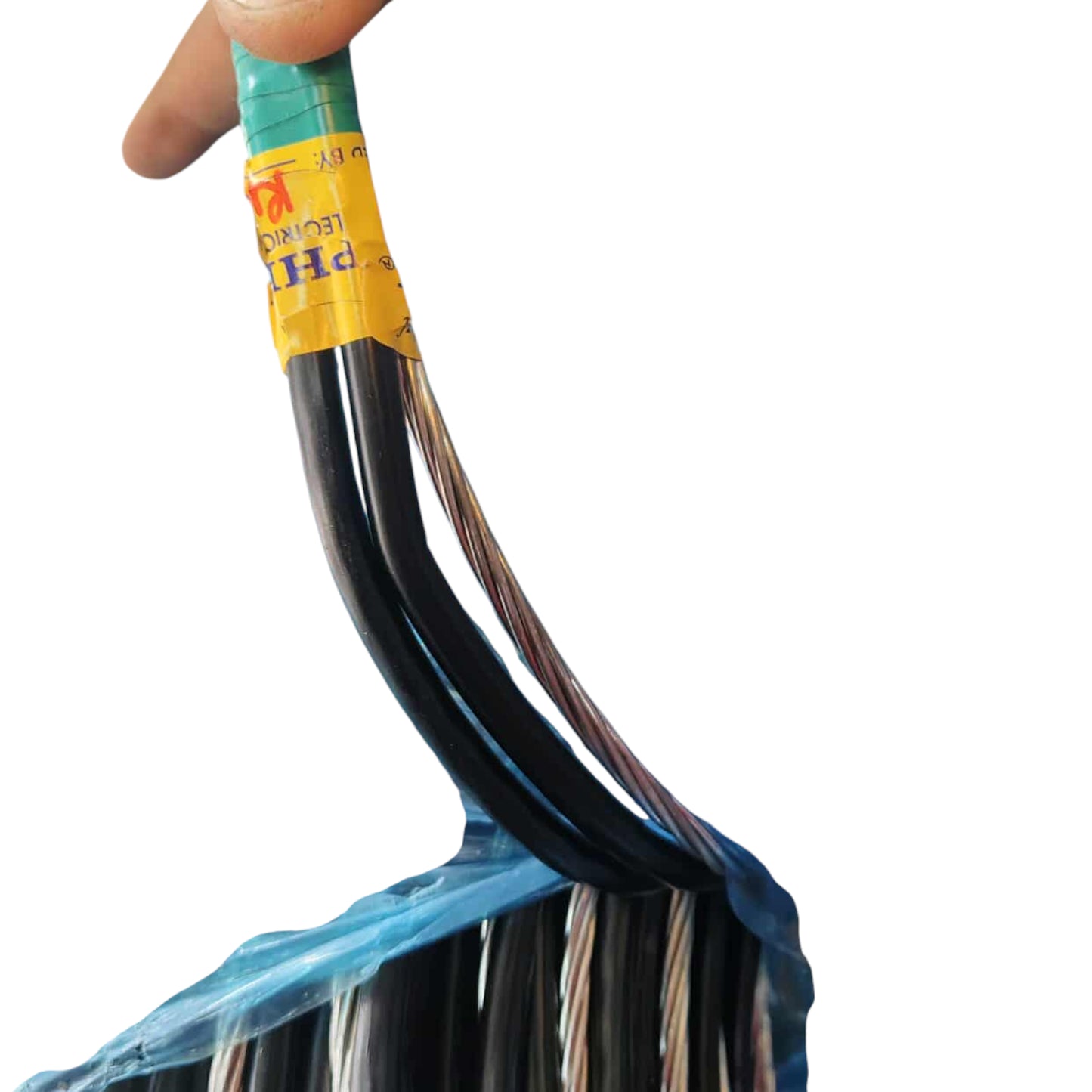 Philflex Service Drop Wire Triplex AWG 6/7 14mm 2 Cable Insulated and 1 Bare 300 meters