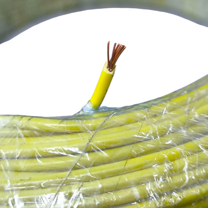 Philflex TF wire 16/7 1.25mm AWG 16, Hook Up TF wire 1.25mm Yellow PXTF16/7Y 150 Meters Per Roll