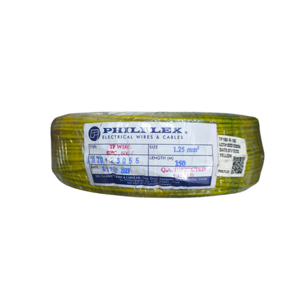 Philflex TF wire 167 1.25mm, Hook Up TF wire 1.25mm Yellow PXTF167Y Electx Electrical Supply
