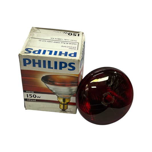 Philips 150W Infrared Lamp E27 220V, Massage Lamp Heat Lamp  Light Therapy, Muscle Relaxant Bulb