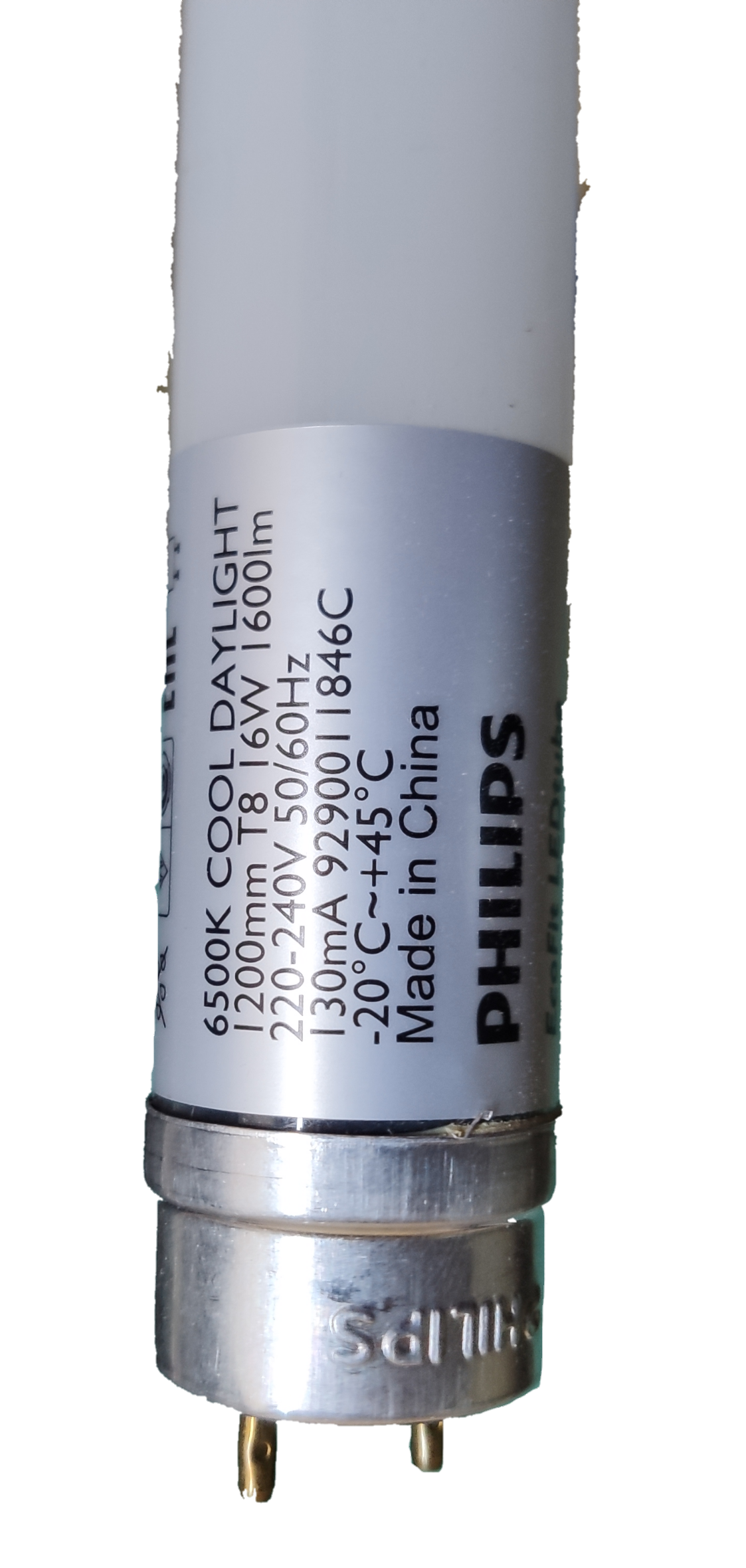 Philips 16W LED Fluorescent Tube Cool Daylight T-8 220V Eco Fit Single Ended 8