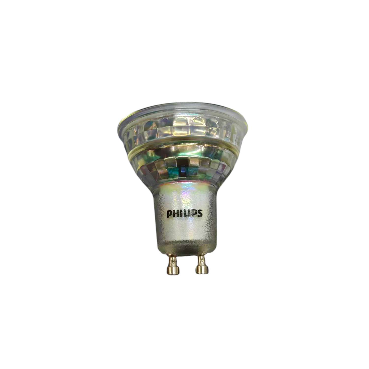 Philips light bulb on a white background