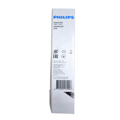 Philips light bulb packaging with brand logo on a white background