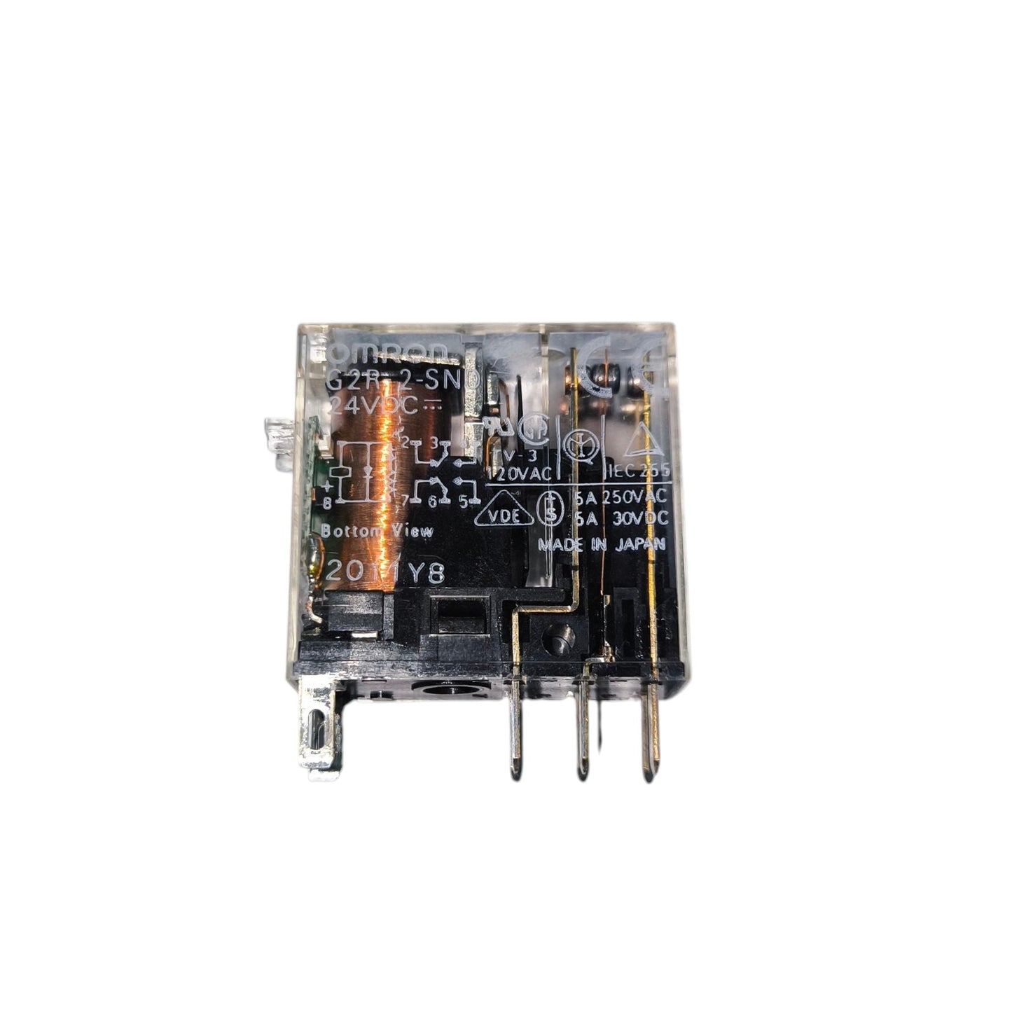 Omron G2R-2-SN (D) 24V AC 8 Pins Relay