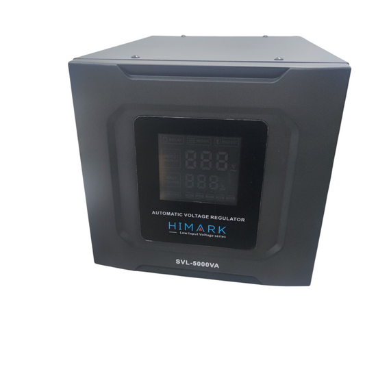 Himark 5000W AVR Low Input Voltage Series ( Pure Black) 90V-240V Input 220V and 110V Output SVL-5000 VA SL
