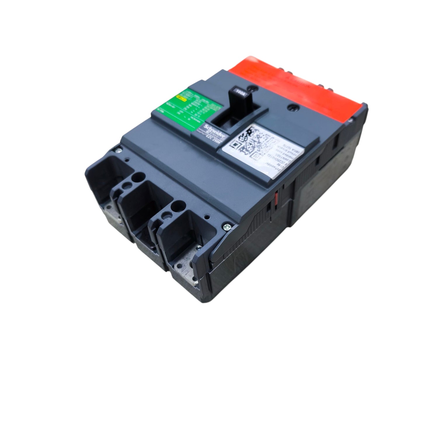Schneider 160A 2 Pole MCCB Industrial Circuit Breaker Easy Pact Single Phase 36KAIC 250V EZC250H2160