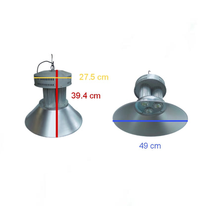 Denko 150W LED High Bay Industrial Warehouse Lighting Daylight 220V, SMD LED with 150 Degrees Beam Angle