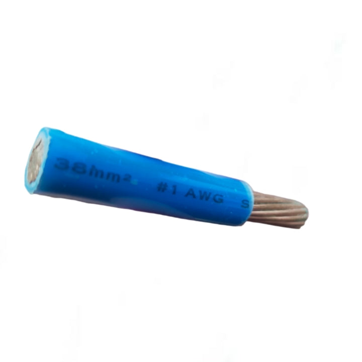 Royu THHN Wire 38mm Stranded 1 AWG (Per Meter) Blue