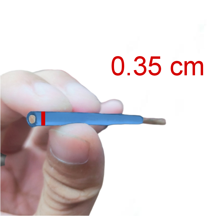 Royu 3.5mm Stranded Wire AWG 12/7 Pre Cut THHN/THWN (1 Meter) Blue