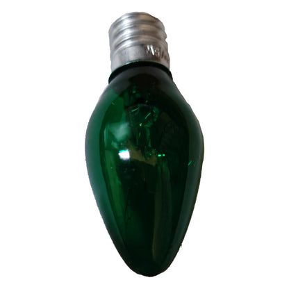 Pollux 5W Pilot Light E12 220V C7 1/2 Small Candle Shape Bulb Clear Tint Color Available in Clear, Green, Red, Blue and Yellow