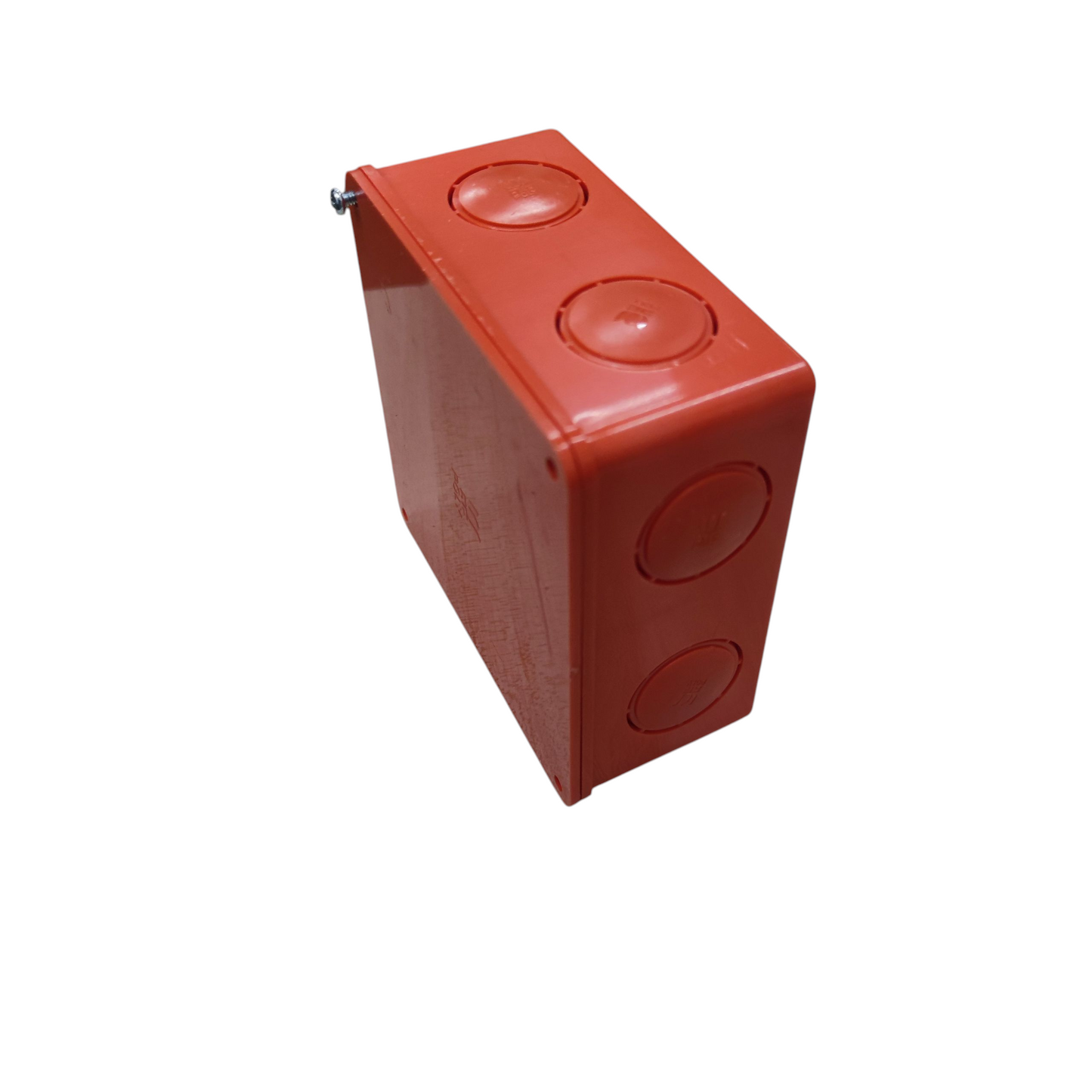 Poly 4 1/2 x 4 1/2 Inches PVC Square Box with Cover