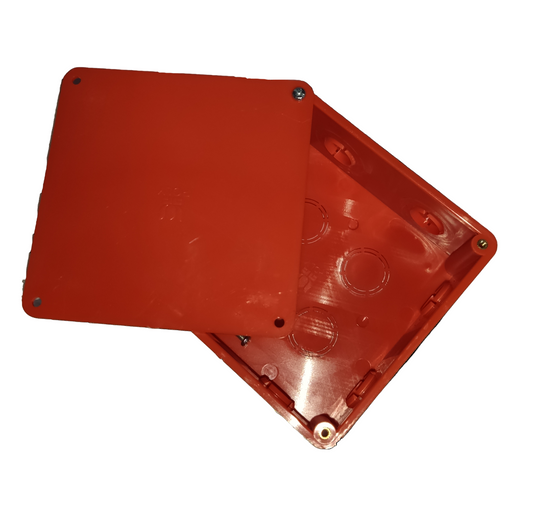 Poly 4x4 Square Box with Cover Electx Electrical SUpply