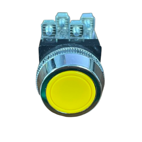 Push Button Switch Auspicious Yellow 30mm  3A 2NO/2NC