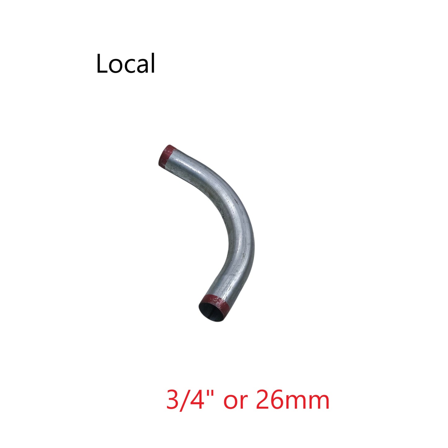 Local 3/4 Inches RSC Elbow Long 26mm