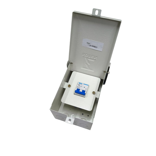 Royu 40A 2Pole 4.5KAIC 220V Miniature Circuit Breaker with Nema 3r Enclosure Outdoor RMB2P40C4