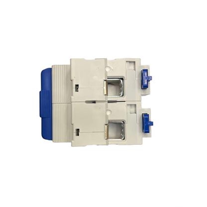 Royu miniature circuit breaker 220V with dual switches and blue locking mechanisms for electrical safety
