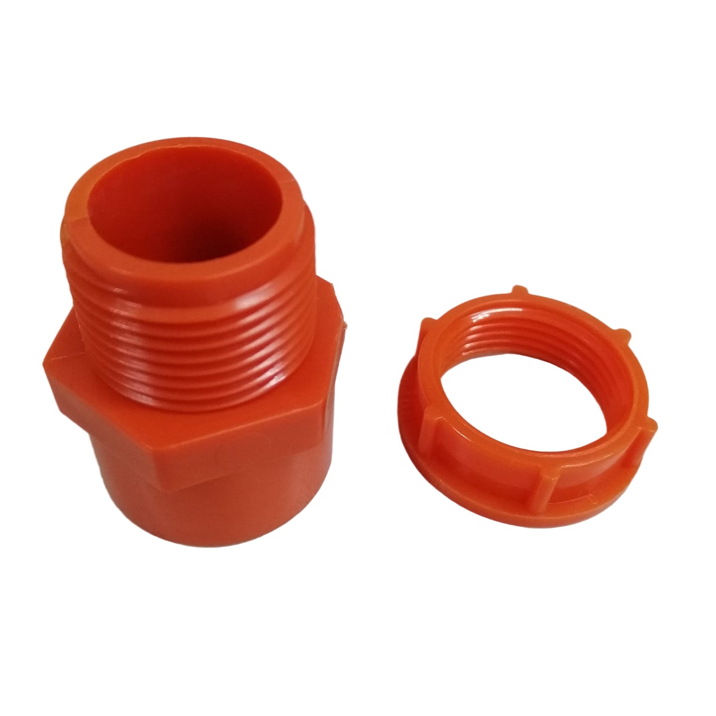 Royu PVC Male Thread Adapter with Nut 25MM ¾ Inch RVFEMTA25