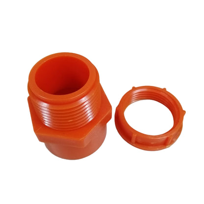 Royu PVC Male Thread Adapter with Nut 32MM 1 Inch RVFEMTA32