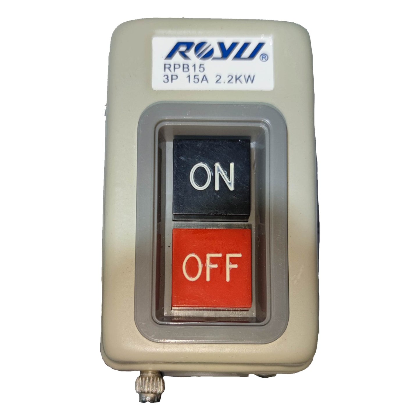Royu Push Button Switch 15A 250V 3 Pole RPB15 Electx Electrical SUpply