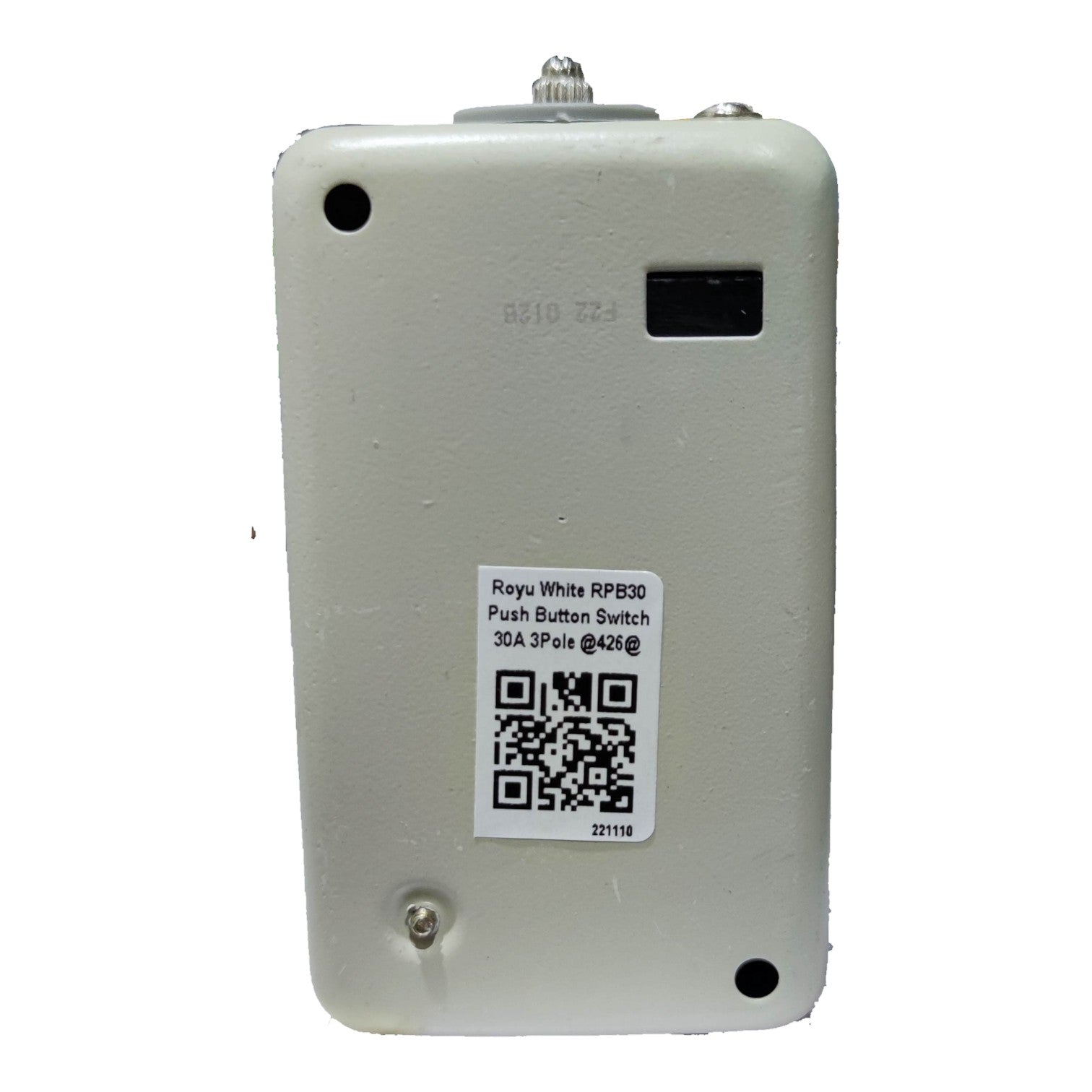 Royu Push Button Switch 30A 250V 3 Pole RPB30 Electx Electrical Supply