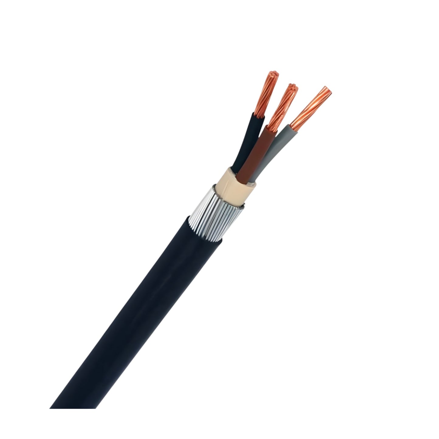 SEC XLPE Armored Power Cable 0.6/1kV 3 Core x 2.5mm IEC 60502-1 CU/XLPE/FR-PVC/SWA/FR-PVC