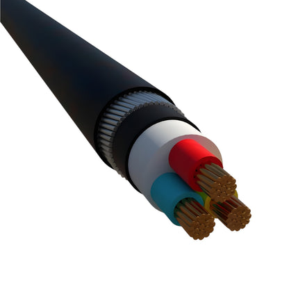 SEC XLPE Armored Power Cable 0.6/1kV 3 Core x 4mm IEC 60502-1 CU/XLPE/FR-PVC/SWA/FR-PVC