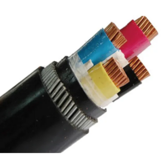 SEC Stranded Copper XLPE Armored Power Cable 0.6/1kV 4 Core x 10mm² IEC 60502-1 CU/XLPE/FR-PVC/SWA/FR-PVC