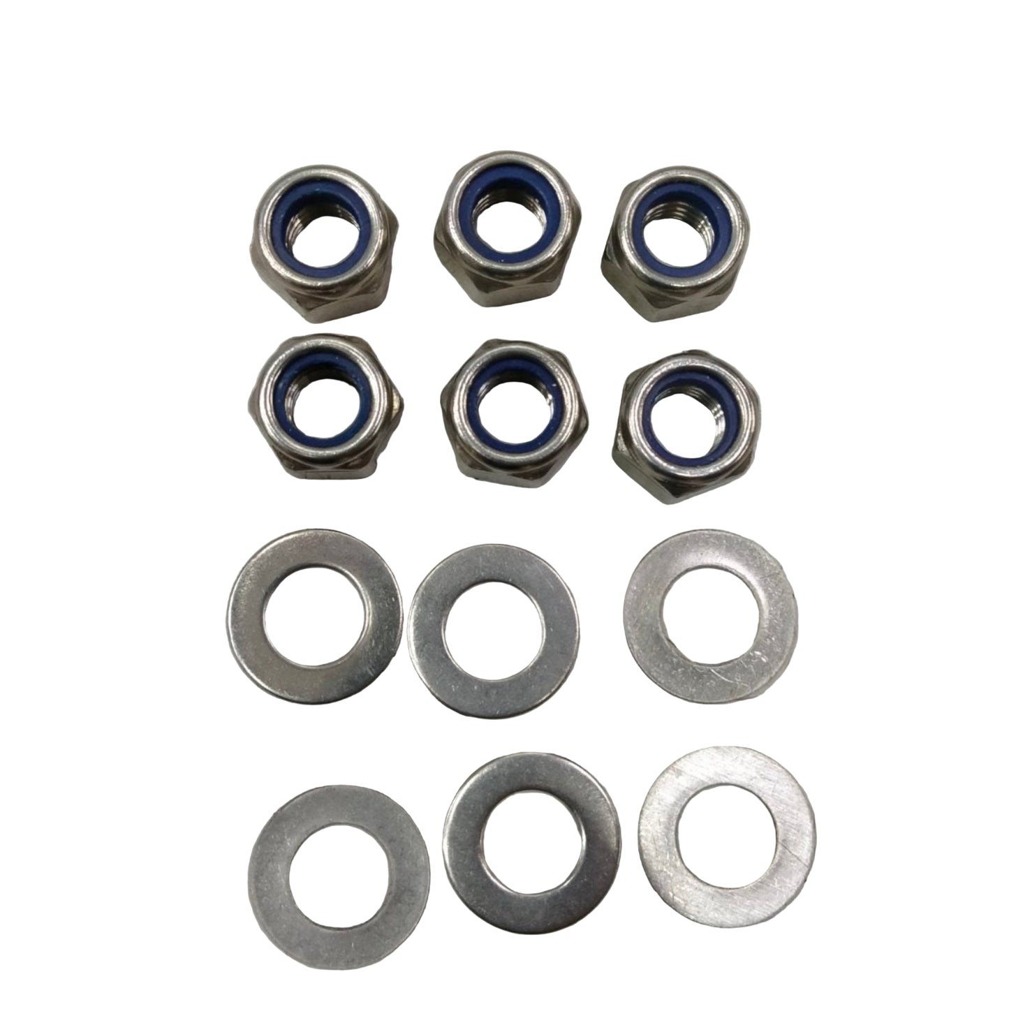 SS LOCKNUT AND WASHER 12mm