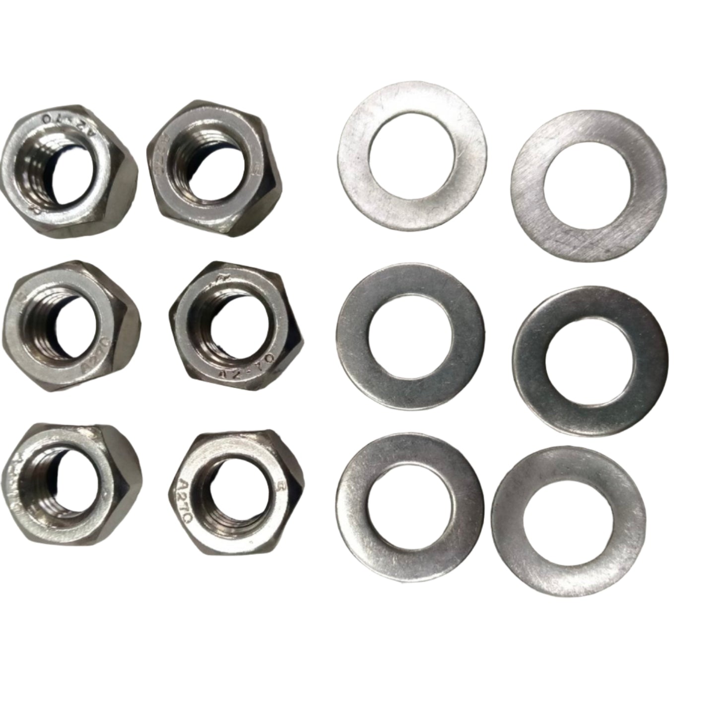 SS LOCKNUT AND WASHER 12mm II