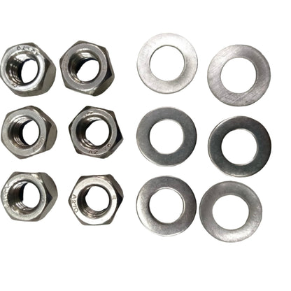 SS LOCKNUT AND WASHER 12mm II