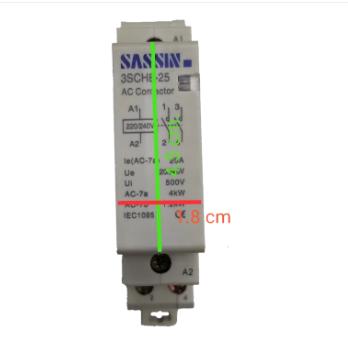 Sassin Miniature Contactor 20A 220V 2NO ( 1 Module DIN Rail Type) 3SCH8-25/2P20A