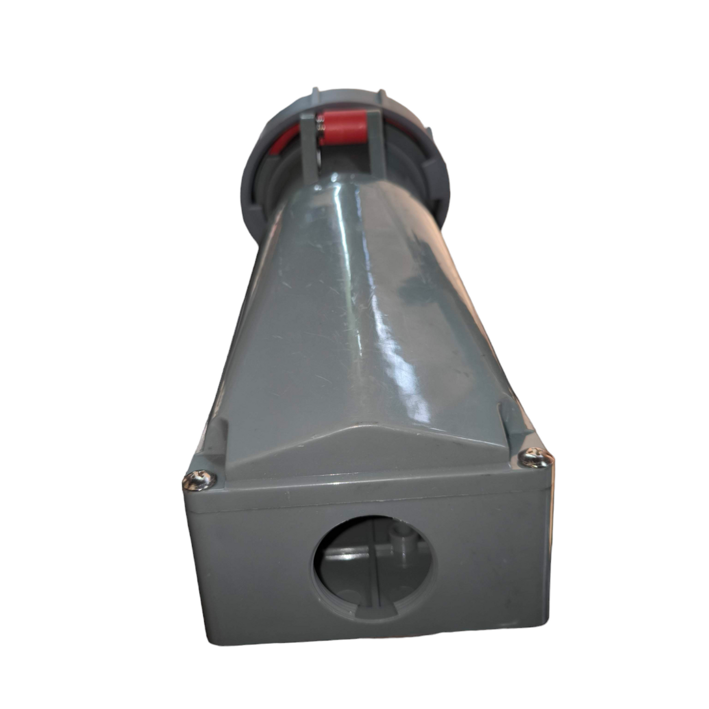 Sassin 4 Pins Industrial Outlet Wall Type gray power plug with red locking mechanism